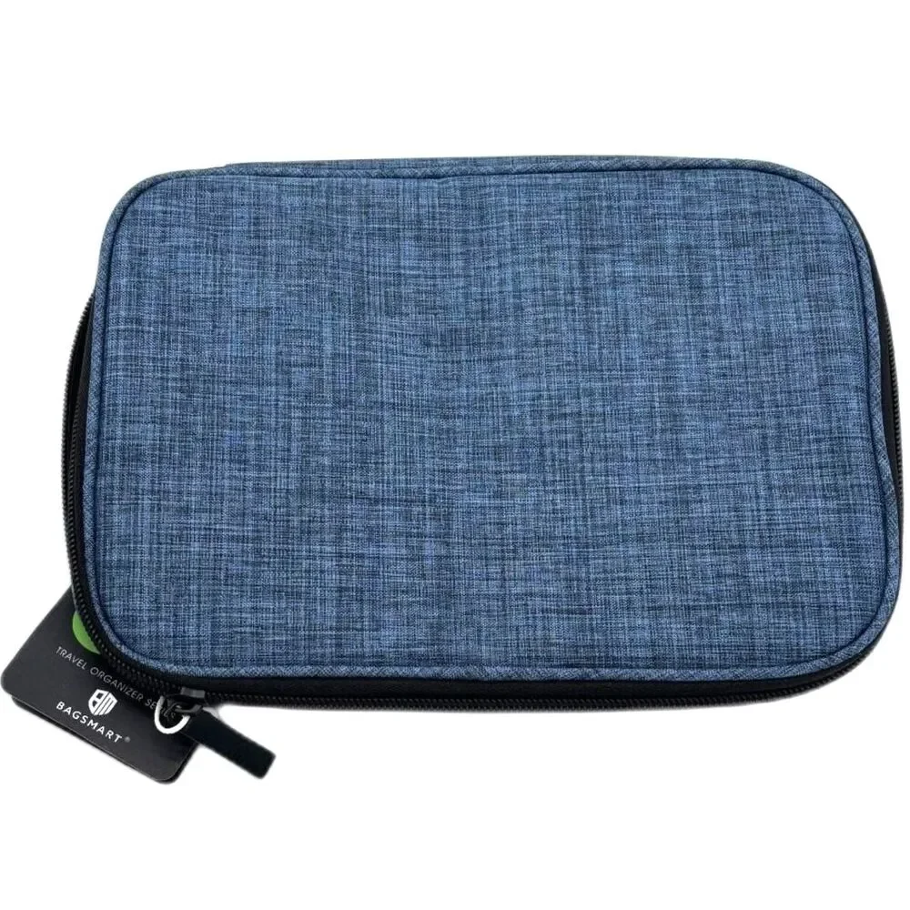 BagSmart Pomona Electronic Organizer in Blue-NWT